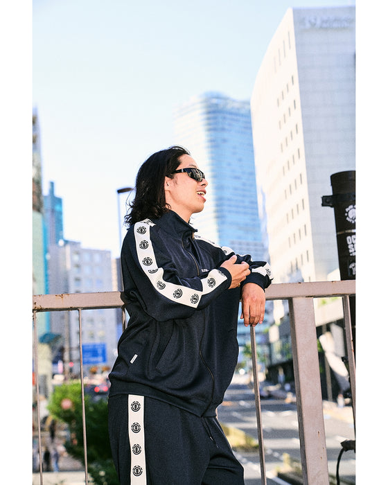 【OUTLET】ELEMENT メンズ TRACK LIST JACKET ジャケット FBK 【2024年秋冬モデル】