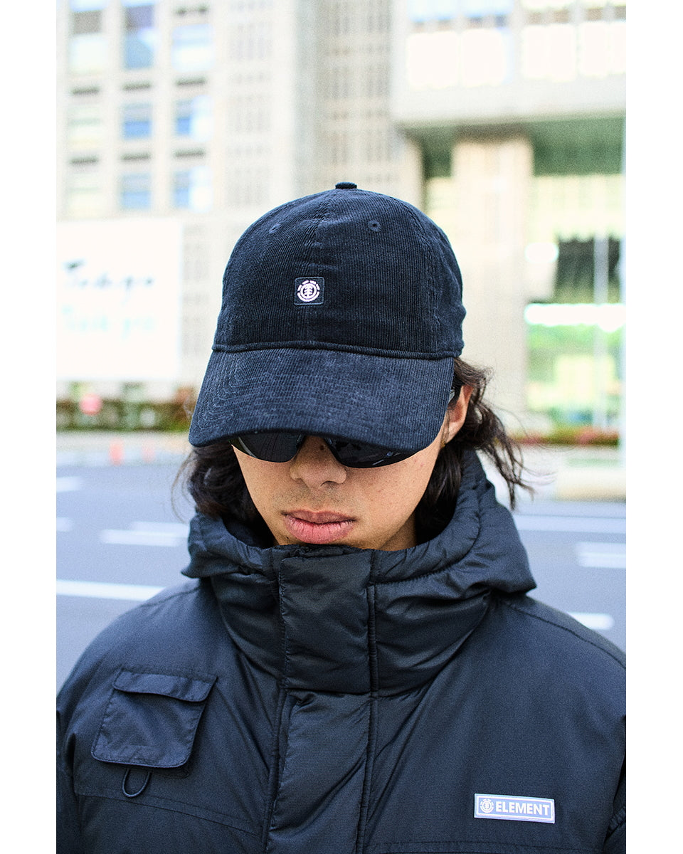 OUTLET】ELEMENT メンズ FLUKY CORD CAP キャップ FBK 【2024年秋冬