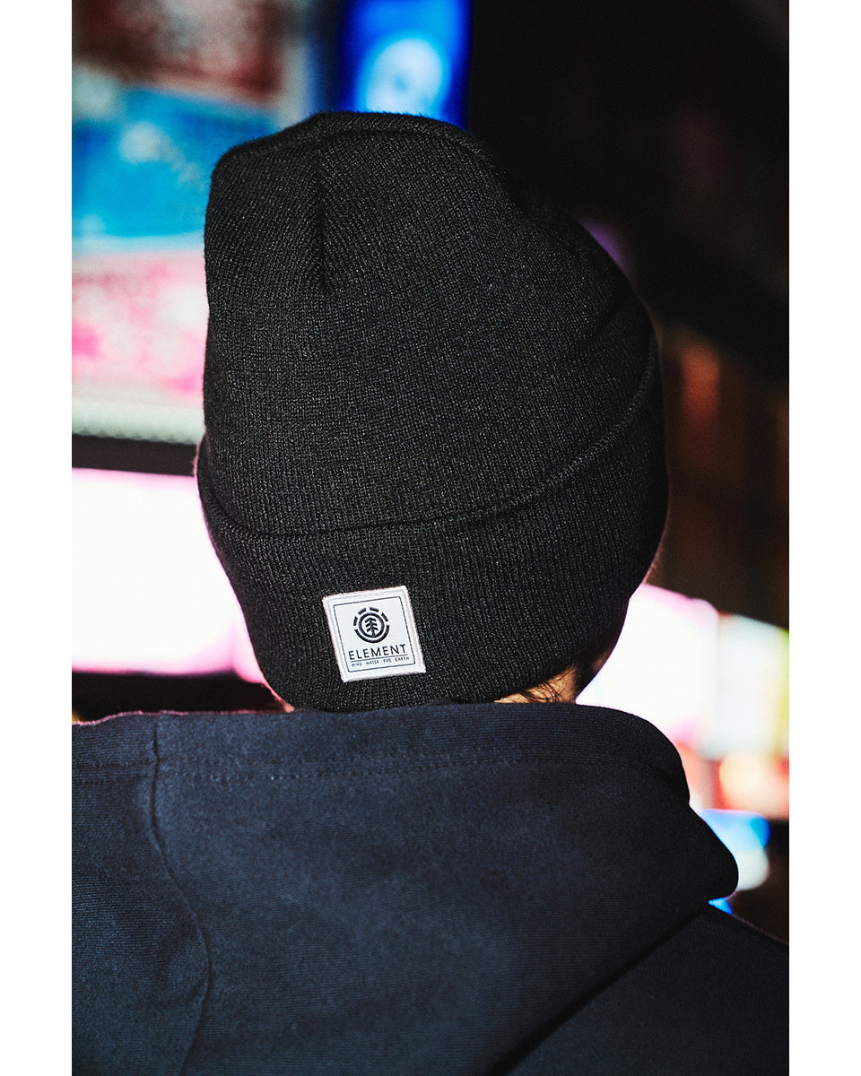OUTLET】ELEMENT メンズ DUSK CLASSIC BEANIE ビーニー FBK 【2024年