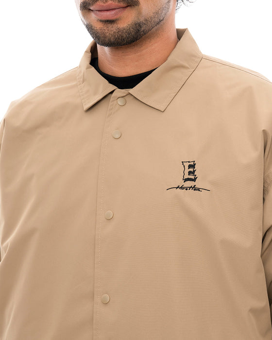 【OUTLET】【直営店限定】ELEMENT メンズ HRTN EMB ANIMALS COA ジャケット BEG 【2024年秋冬モデル】