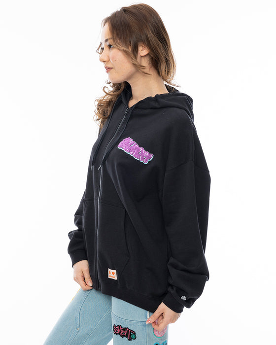 ELEMENT レディース ACOMPANY ZIP HOOD WO パーカー FBK 【2024年秋冬モデル】 L / FBK