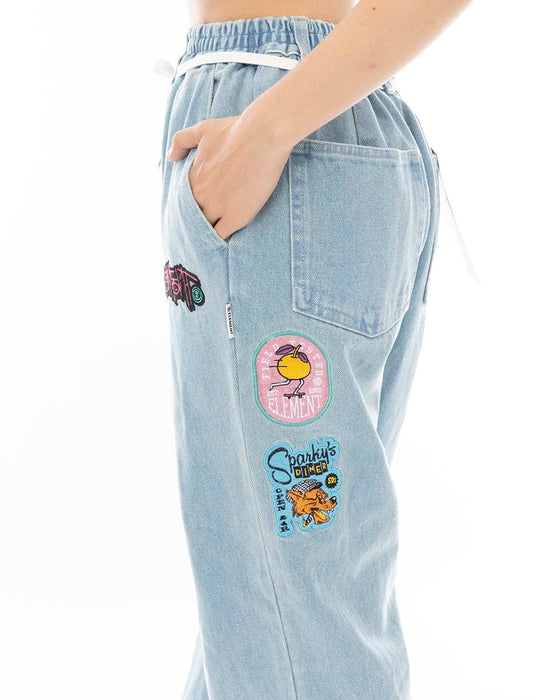 【OUTLET】ELEMENT レディース SHOD PANTS HAMMER PA デニムパンツ  【2024年秋冬モデル】