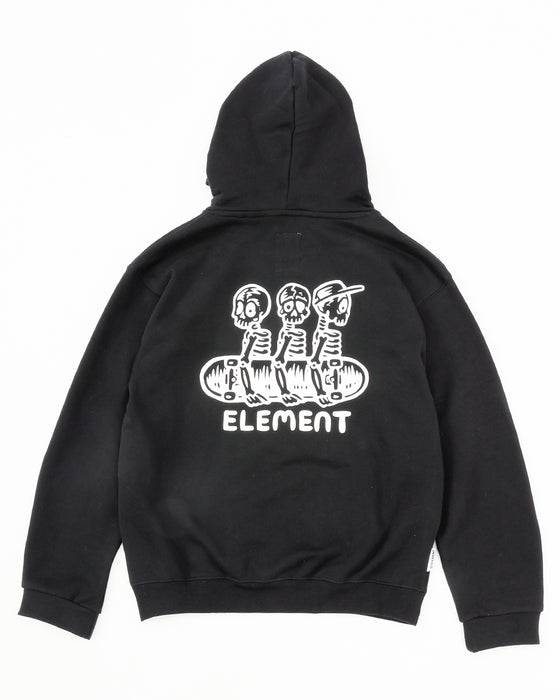 【OUTLET】ELEMENT YOUTH（キッズサイズ） TIMBER 3 HOOD YOUTH パーカー FBK (130cm~160cm) 【2024年春夏モデル】