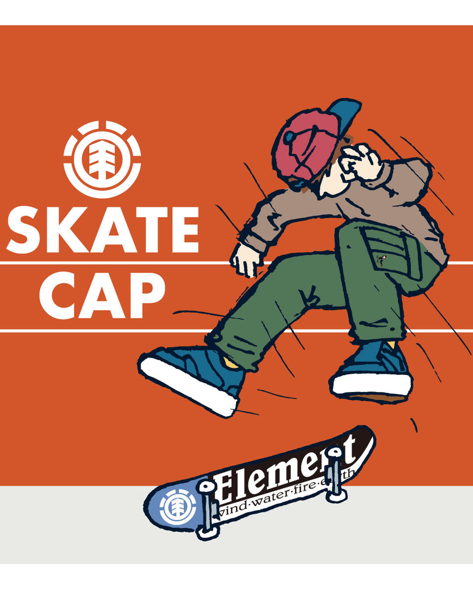 ELEMENT YOUTH（キッズサイズ） VINTAGE E CAP YOUTH キャップ BEG 【2024年春夏モデル