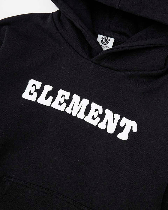 【OUTLET】ELEMENT キッズ FLOWER CHILD HOOD YO パーカー FBK 【2024年秋冬モデル】