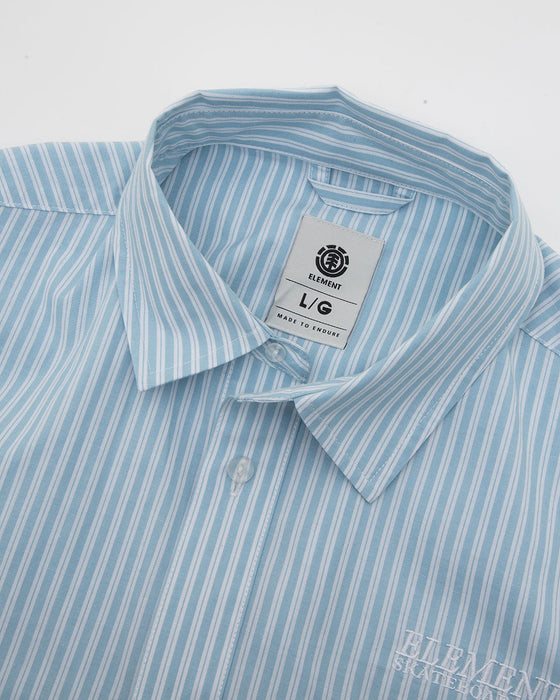 【OUTLET】ELEMENT メンズ BIG SKATE STRIPE SS 半袖シャツ  【2024年夏モデル】