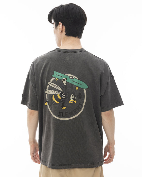 【OUTLET】ELEMENT メンズ BEE SS Ｔシャツ SBK 【2024年夏モデル】