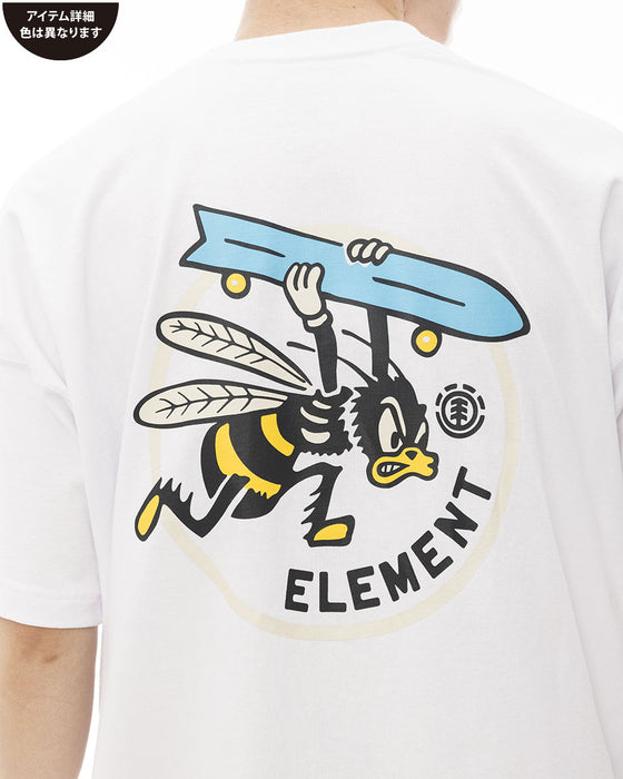 【OUTLET】ELEMENT メンズ BEE SS Ｔシャツ SBK 【2024年夏モデル】