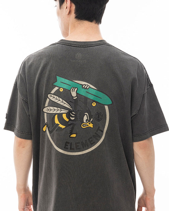 【OUTLET】ELEMENT メンズ BEE SS Ｔシャツ SBK 【2024年夏モデル】