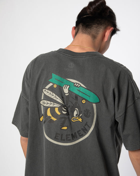 【OUTLET】ELEMENT メンズ BEE SS Ｔシャツ SBK 【2024年夏モデル】