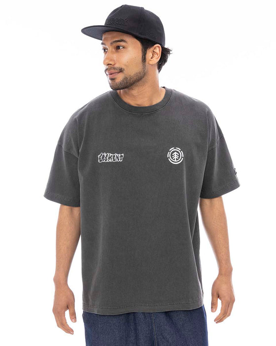 【OUTLET】ELEMENT メンズ 3 BUBBLE SS Ｔシャツ SBK 【2024年夏モデル】