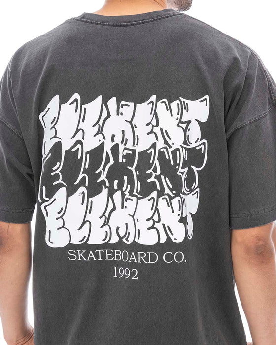 【OUTLET】ELEMENT メンズ 3 BUBBLE SS Ｔシャツ SBK 【2024年夏モデル】