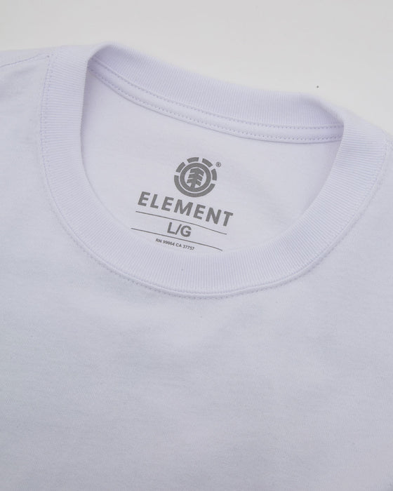 【OUTLET】ELEMENT メンズ THE REMAINS SS Ｔシャツ WHT 【2024年夏モデル】