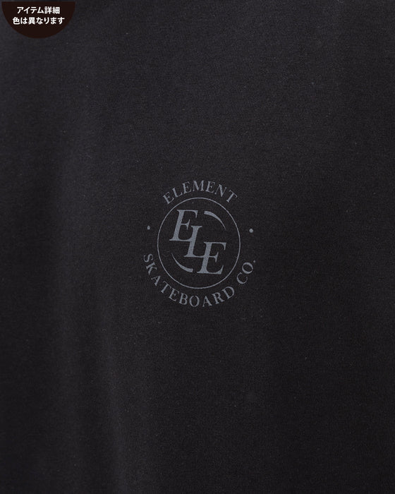 【OUTLET】【直営店限定】ELEMENT メンズ CIRCLE SS Ｔシャツ LGN 【2024年夏モデル】