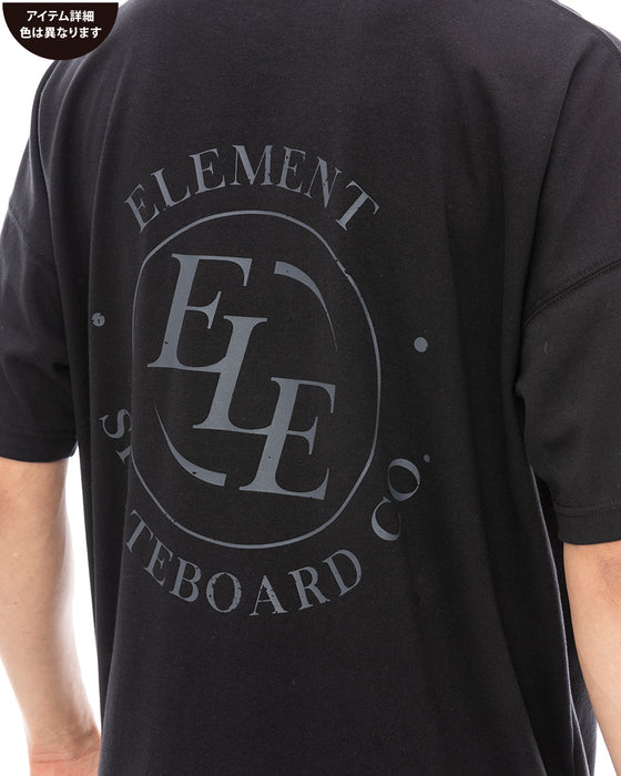 【OUTLET】【直営店限定】ELEMENT メンズ CIRCLE SS Ｔシャツ LGN 【2024年夏モデル】