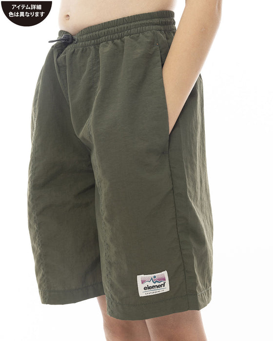 【OUTLET】ELEMENT YOUTH（キッズサイズ） CAMP SHORTS YOUTH ウォークパンツ/ショートパンツ  (130cm~160cm) 【2024年夏モデル】