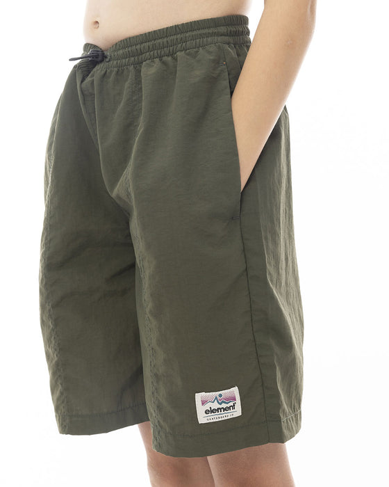 【OUTLET】ELEMENT YOUTH（キッズサイズ） CAMP SHORTS YOUTH ウォークパンツ/ショートパンツ FNT (130cm~160cm) 【2024年夏モデル】