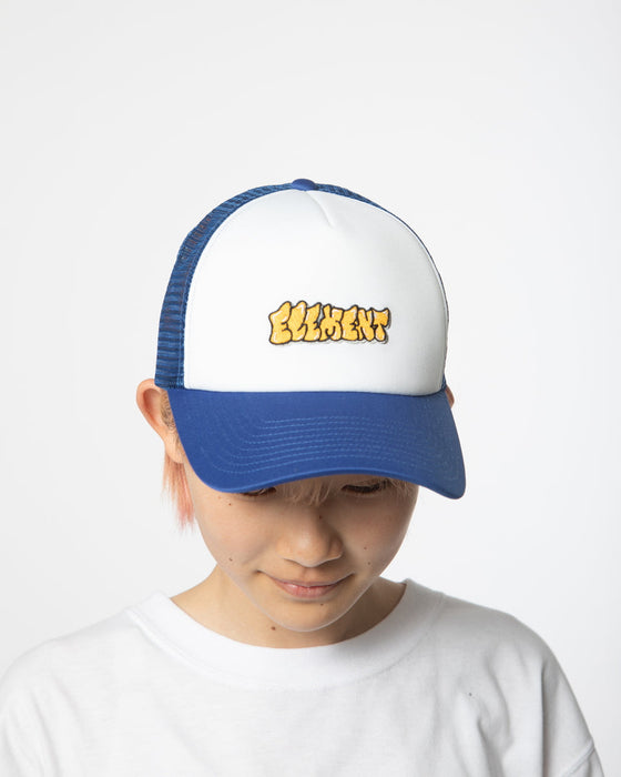 【OUTLET】ELEMENT YOUTH（キッズサイズ） BUBBLE MESH YOUTH キャップ BLU 【2024年夏モデル】