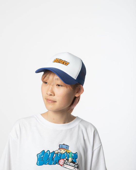 【OUTLET】ELEMENT YOUTH（キッズサイズ） BUBBLE MESH YOUTH キャップ BLU 【2024年夏モデル】