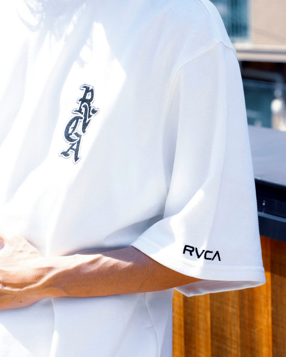 【OUTLET】RVCA メンズ OE HALF SWEAT CREW トレーナー 【2024年春夏モデル】