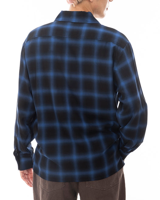 【SALE】RVCA メンズ OMBRER CHECK SHIRTS ロングスリーブシャツ 【2024年春夏モデル】
