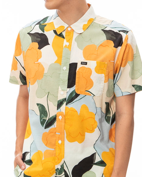 OUTLET】RVCA メンズ ANYTIME SS ショートスリーブシャツ 【2024年春夏