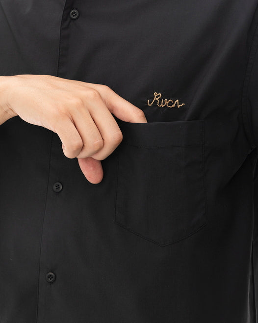 【SALE】RVCA メンズ RVCA LOOSE BOWLING SHIRTS ショートスリーブシャツ 【2024年春夏モデル】
