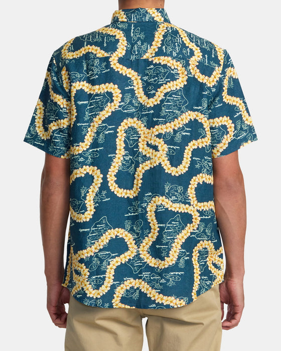 【OUTLET】RVCA メンズ EXOTICA SS ショートスリーブシャツ 【2024年春夏モデル】