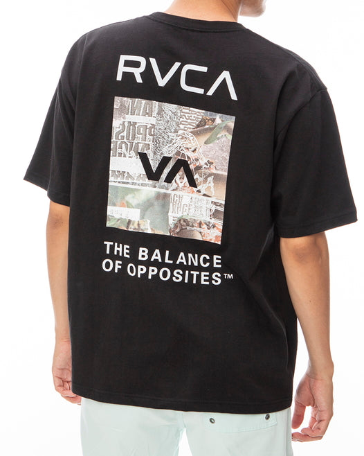 RVCA メンズ THRASHED BOX RVCA TEE Ｔシャツ 【2024年春夏モデル】