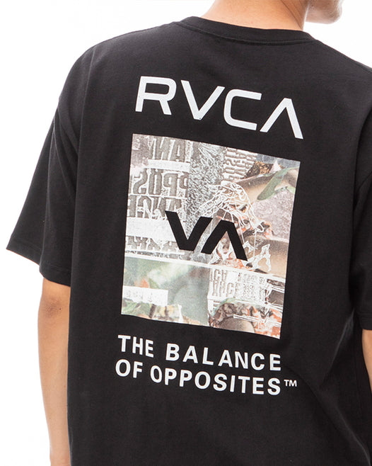 RVCA メンズ THRASHED BOX RVCA TEE Ｔシャツ 【2024年春夏モデル】