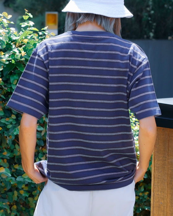 【OUTLET】RVCA メンズ VALLEJO STRIPE TEE Ｔシャツ 【2024年春夏モデル】