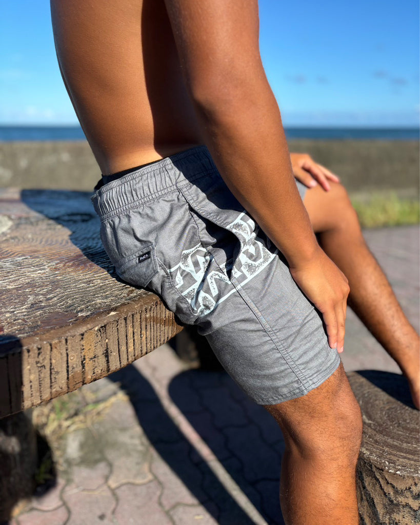 OUTLET】RVCA メンズ BARNES ELASTIC SHORT ボードショーツ/サーフ