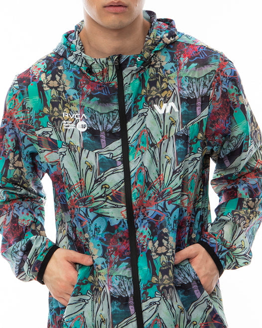 【OUTLET】RVCA SPORT メンズ 【SAGE VAUGHN】 SAGE RVCA RUNNER JACKET ジャケット 【2024年春夏モデル】