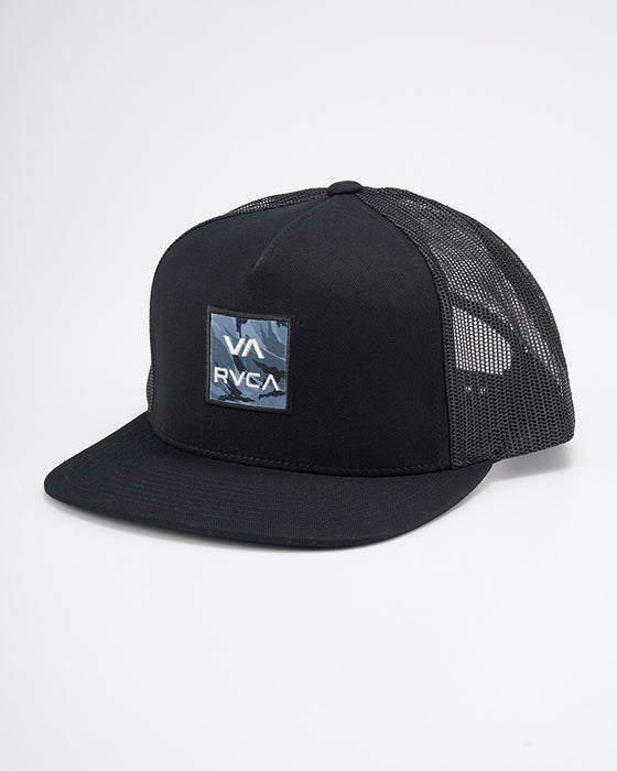 【2 BUY 20％OFF】【OUTLET】RVCA メンズ VA ATW PRINT TRUCKER キャップ 【2024年春夏モデル】