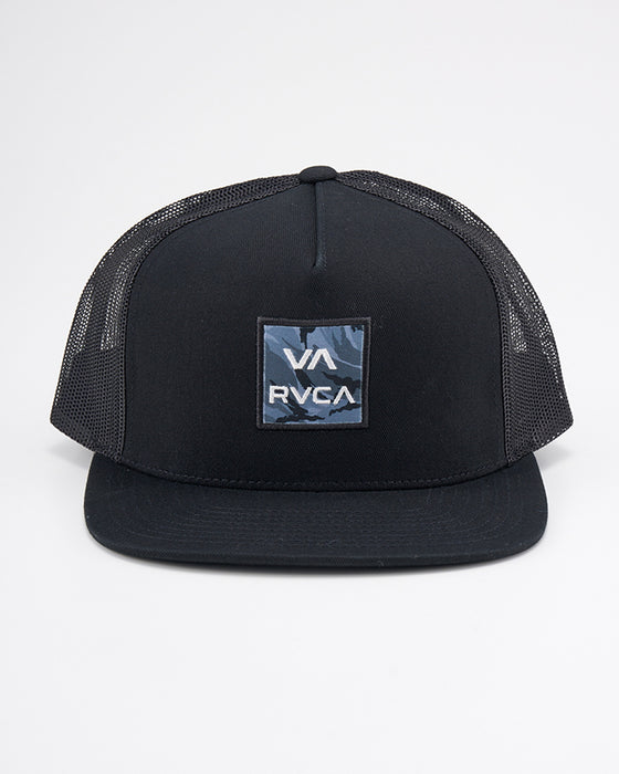 【2 BUY 20％OFF】【OUTLET】RVCA メンズ VA ATW PRINT TRUCKER キャップ 【2024年春夏モデル】