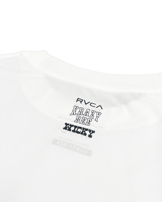 RVCA SPORT メンズ 【KRAZY BEE】 KRAZY BEE SURF LS ラッシュガード 【2024年春夏モデル】