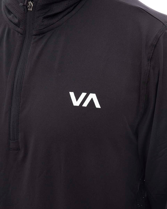 【送料無料】RVCA SPORT メンズ SPORT VENT LS HALF Z  BLK 【2024年秋冬モデル】