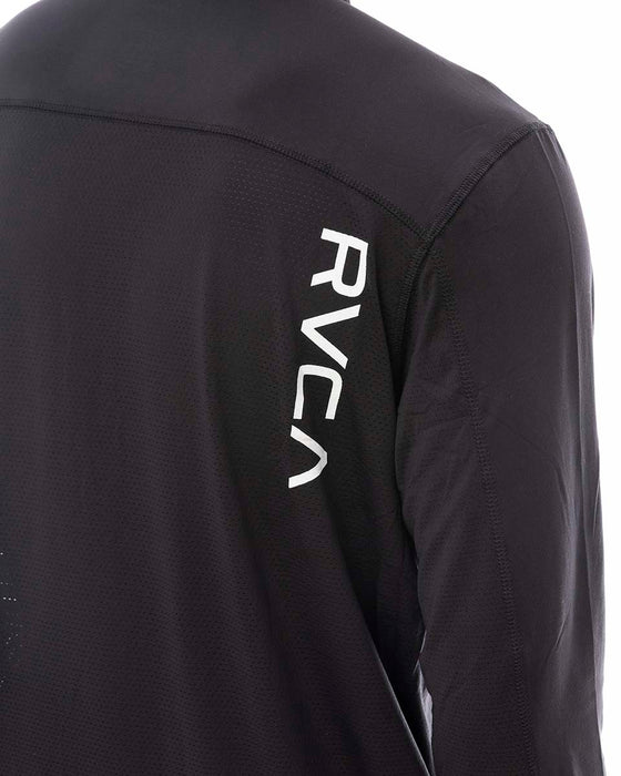 【送料無料】RVCA SPORT メンズ SPORT VENT LS HALF Z  BLK 【2024年秋冬モデル】