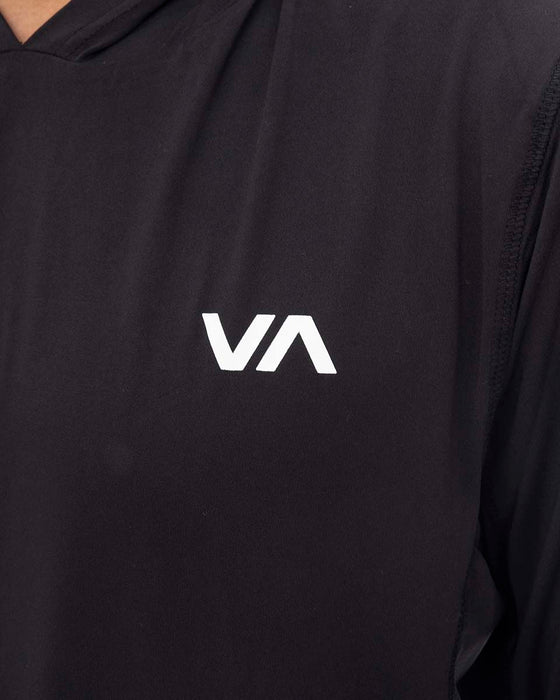 【送料無料】RVCA SPORT メンズ SPORT VENT LS HOOD パーカー BLK 【2024年秋冬モデル】