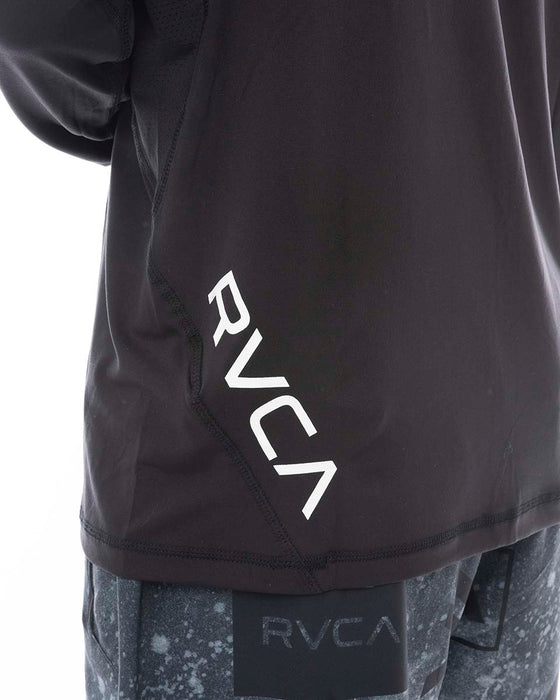 【送料無料】RVCA SPORT メンズ SPORT VENT LS HOOD パーカー BLK 【2024年秋冬モデル】