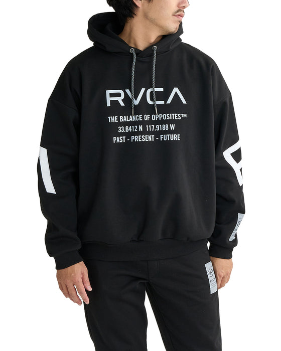 RVCA メンズ 【RVCAxAZUL BY MOUSSY】 AZUL X RVCA HOODIE パーカー BLK 【2024年冬モデル】
