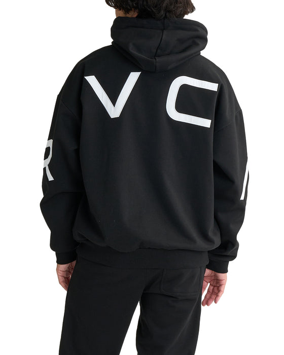 RVCA メンズ 【RVCAxAZUL BY MOUSSY】 AZUL X RVCA HOODIE パーカー BLK 【2024年冬モデル】