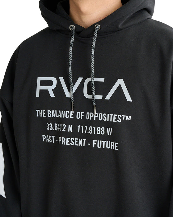 RVCA メンズ 【RVCAxAZUL BY MOUSSY】 AZUL X RVCA HOODIE パーカー BLK 【2024年冬モデル】