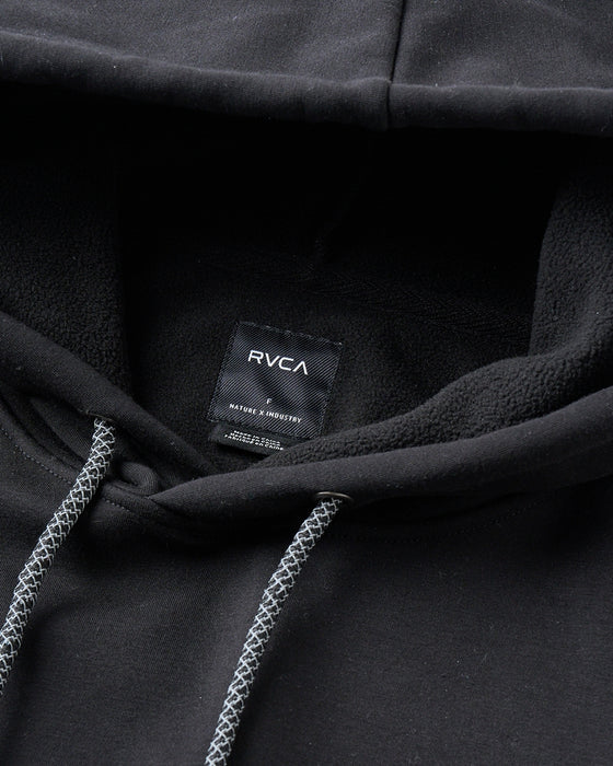 RVCA メンズ 【RVCAxAZUL BY MOUSSY】 AZUL X RVCA HOODIE パーカー BLK 【2024年冬モデル】