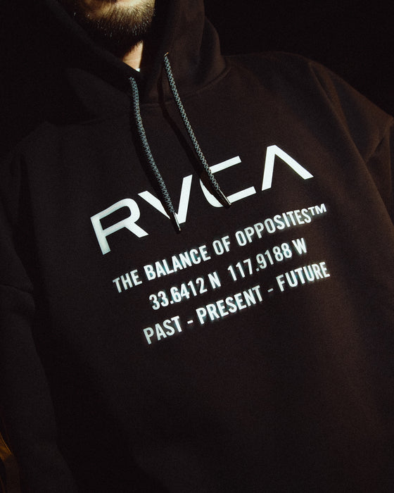 RVCA メンズ 【RVCAxAZUL BY MOUSSY】 AZUL X RVCA HOODIE パーカー BLK 【2024年冬モデル】