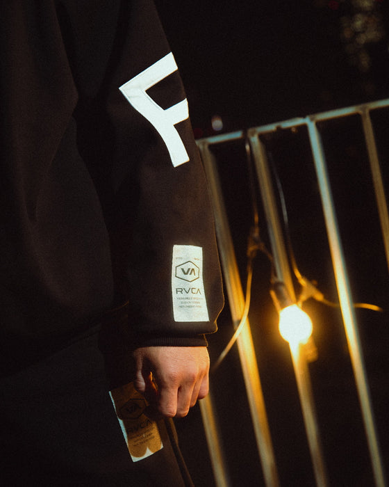 【OUTLET】RVCA メンズ HOODIE パーカー BLK 【2024年冬モデル】