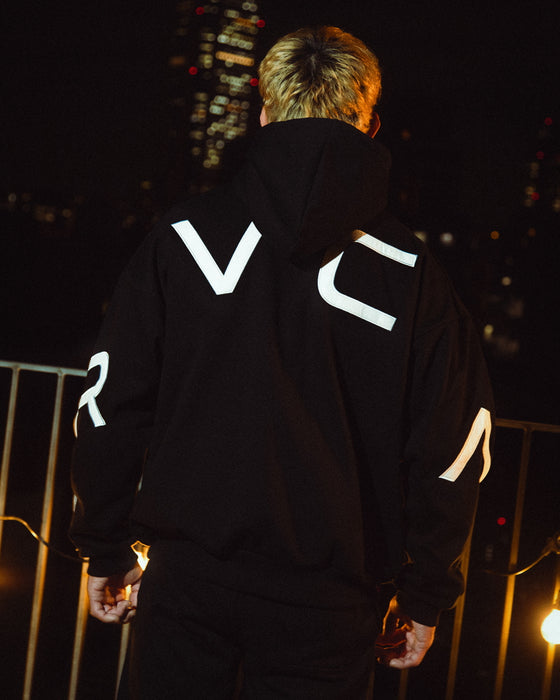 RVCA メンズ 【RVCAxAZUL BY MOUSSY】 AZUL X RVCA HOODIE パーカー BLK 【2024年冬モデル】