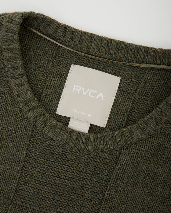 RVCA メンズ HI GRADE BORO CREW S セーター OVT 【2024年秋冬モデル】 XL / OVT