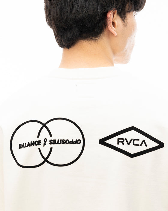 RVCA メンズ STACKHOUSE CR トレーナー ANW 【2024年秋冬モデル】 XL / ANW