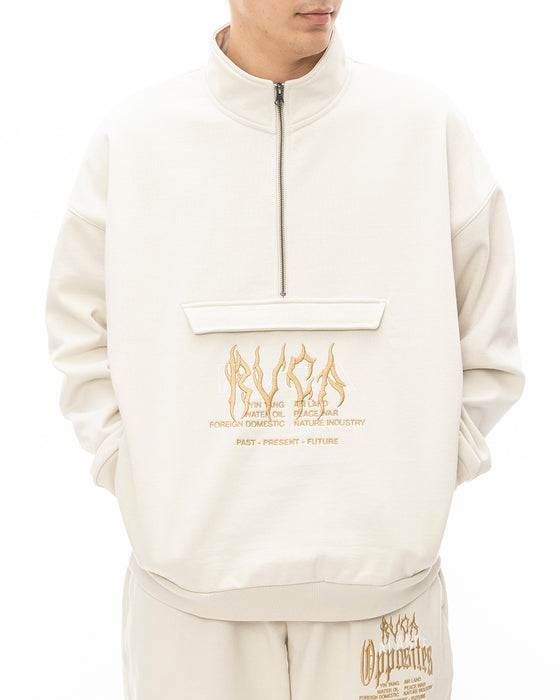 RVCA メンズ METALURGY ZIP パーカー SLB 【2024年秋冬モデル】 L / SLB